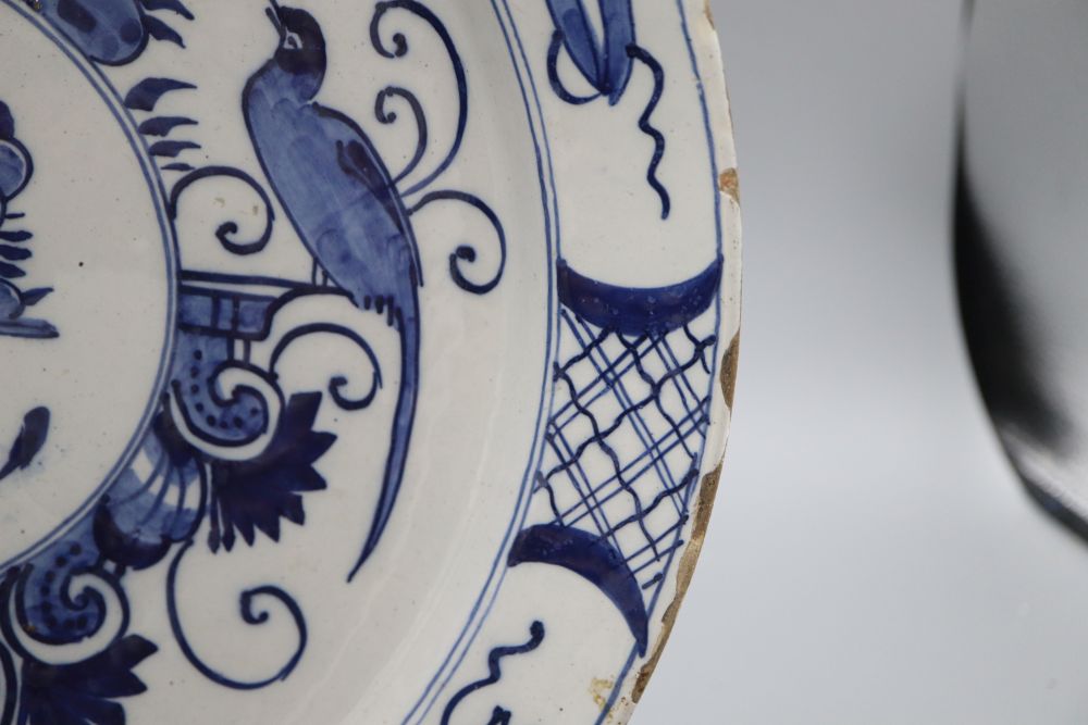 An 18th century Delft charger